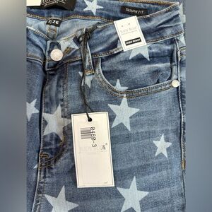 Judy Blue jeans star print size 3/26